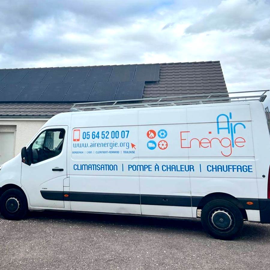 Air Energie, votre entreprise locale Pompe à chaleur / Climatisation et panneaux solaires à Bordeaux / Libourne et Mâcon / Cluny