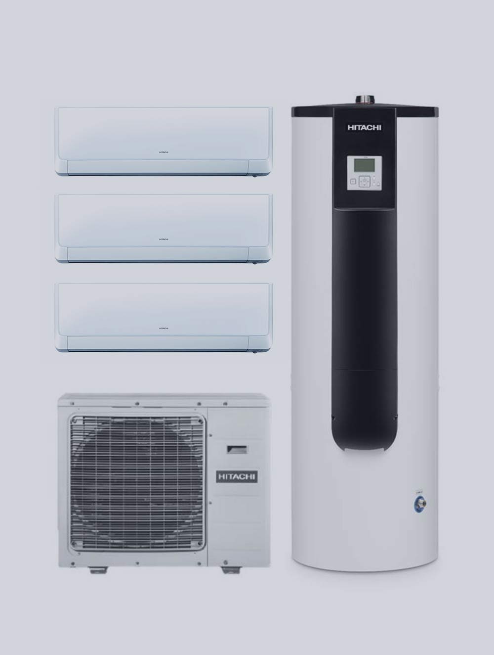 Installation Triple C Hitachi, chauffage, chauffe-eau et climatisation