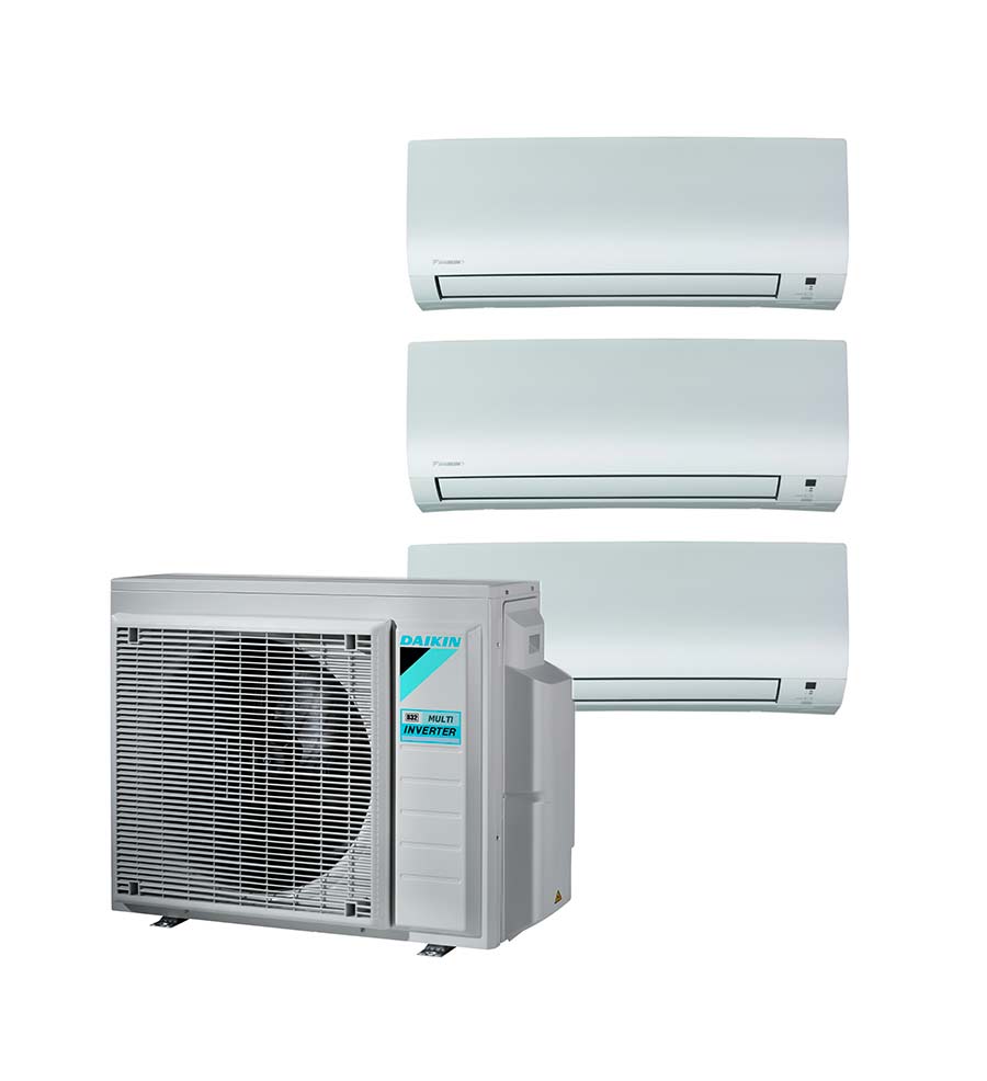 pompe à chaleur Daikin PAC Inverter 4MXM-N + Splits Comfora