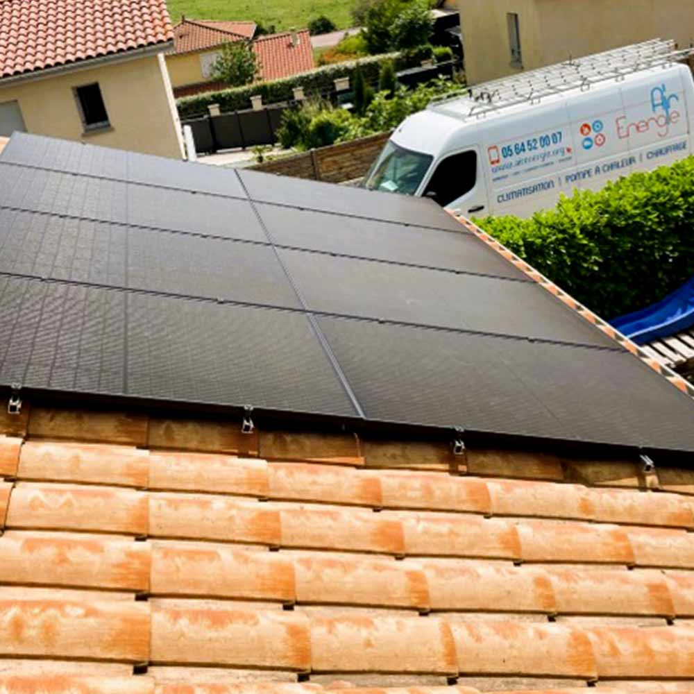 Installation de panneau solaire Bordeaux, Saône-et-Loire, Ain, Lyon Rhône, Air Energie.